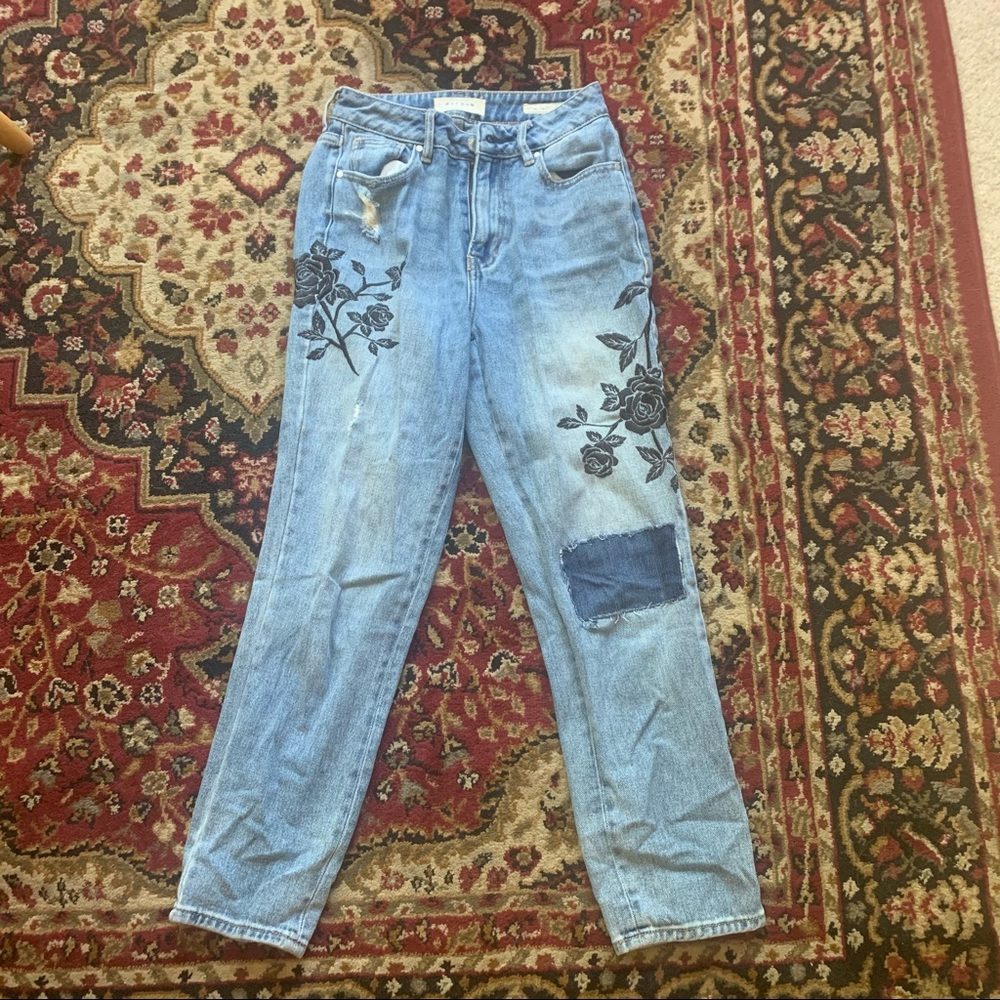 PacSun Floral Mom Jean